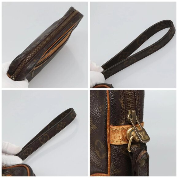 LOUIS VUITTON Monogram Marly Dragonne GM Clutch Bag M51825 LV Auth BA2186 - Picture 16 of 16